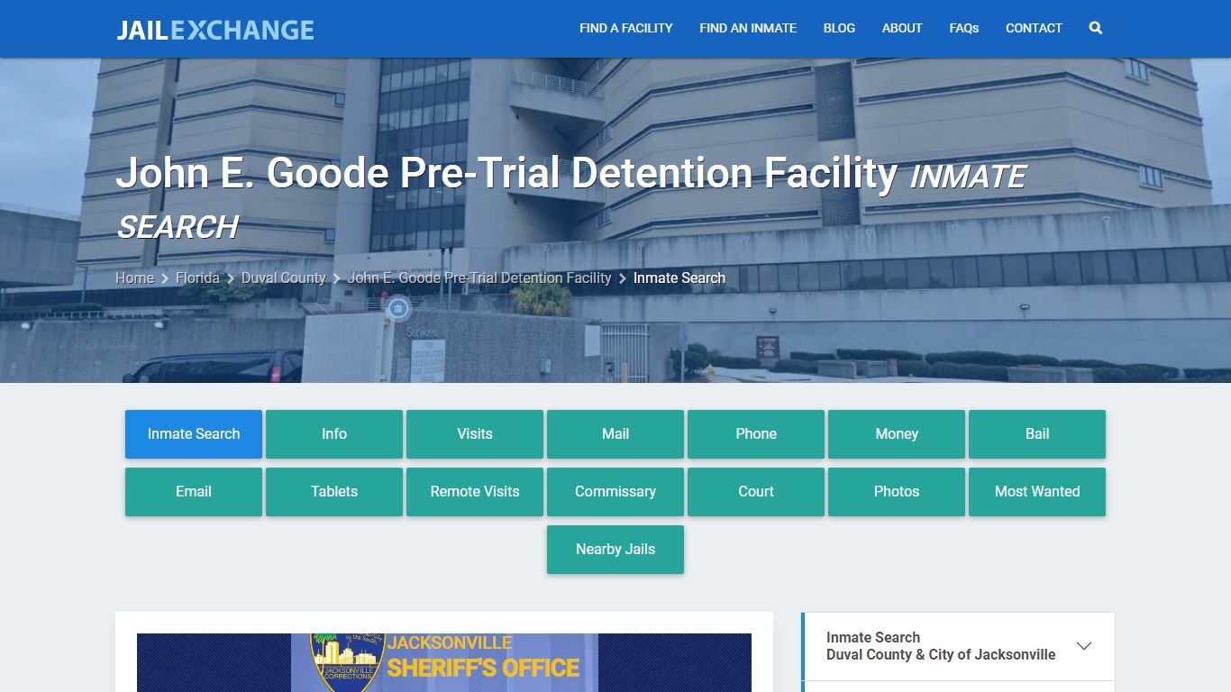 Inmate Search: Roster & Mugshots - John E. Goode Pre-Trial Detention ...